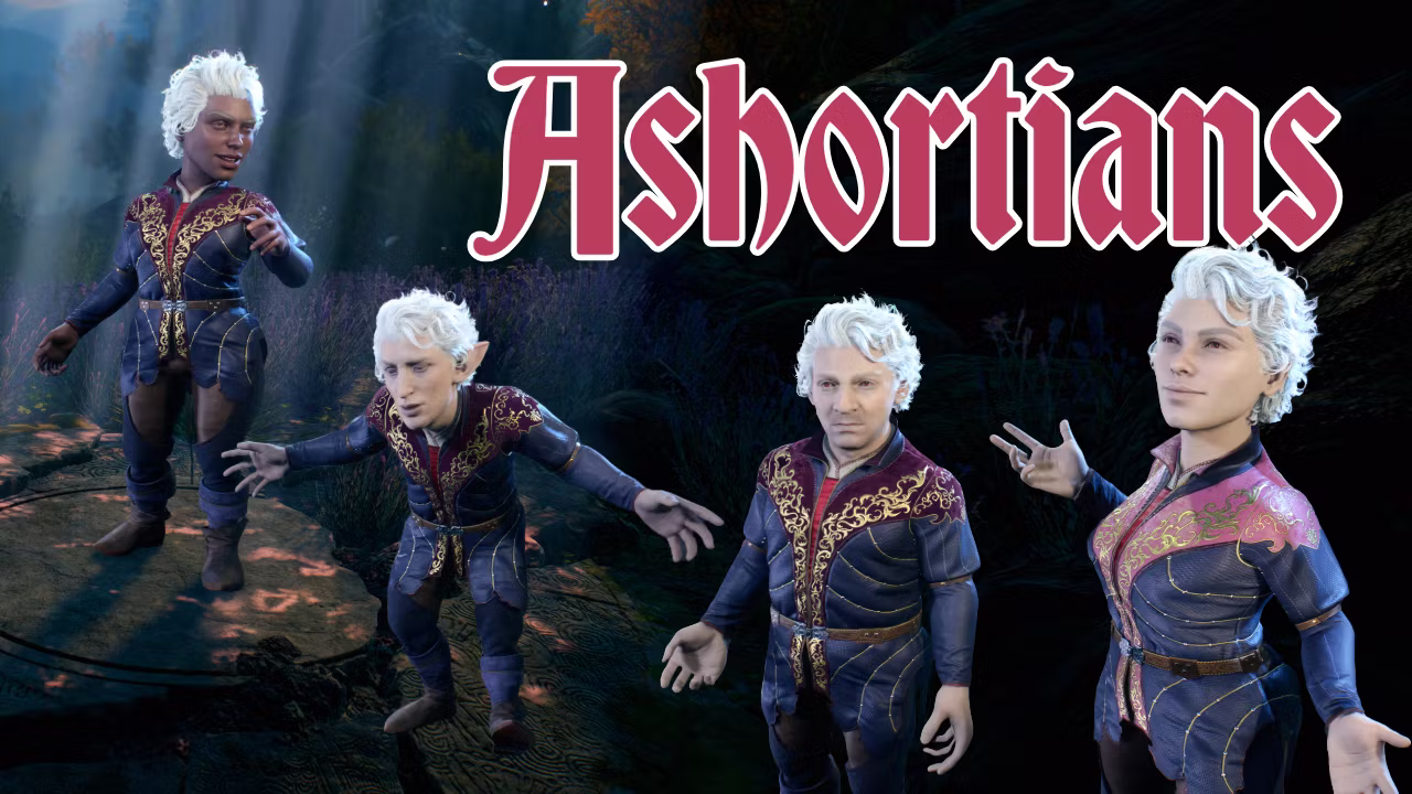 Ashortians | 半身人 B1 拉丁裔 Astarion 替换 (Ashortians | Halfling B1 Latina Astarion Replacer)