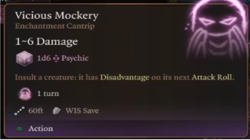 恶言术（2024版） (Vicious Mockery (2024 Edition))