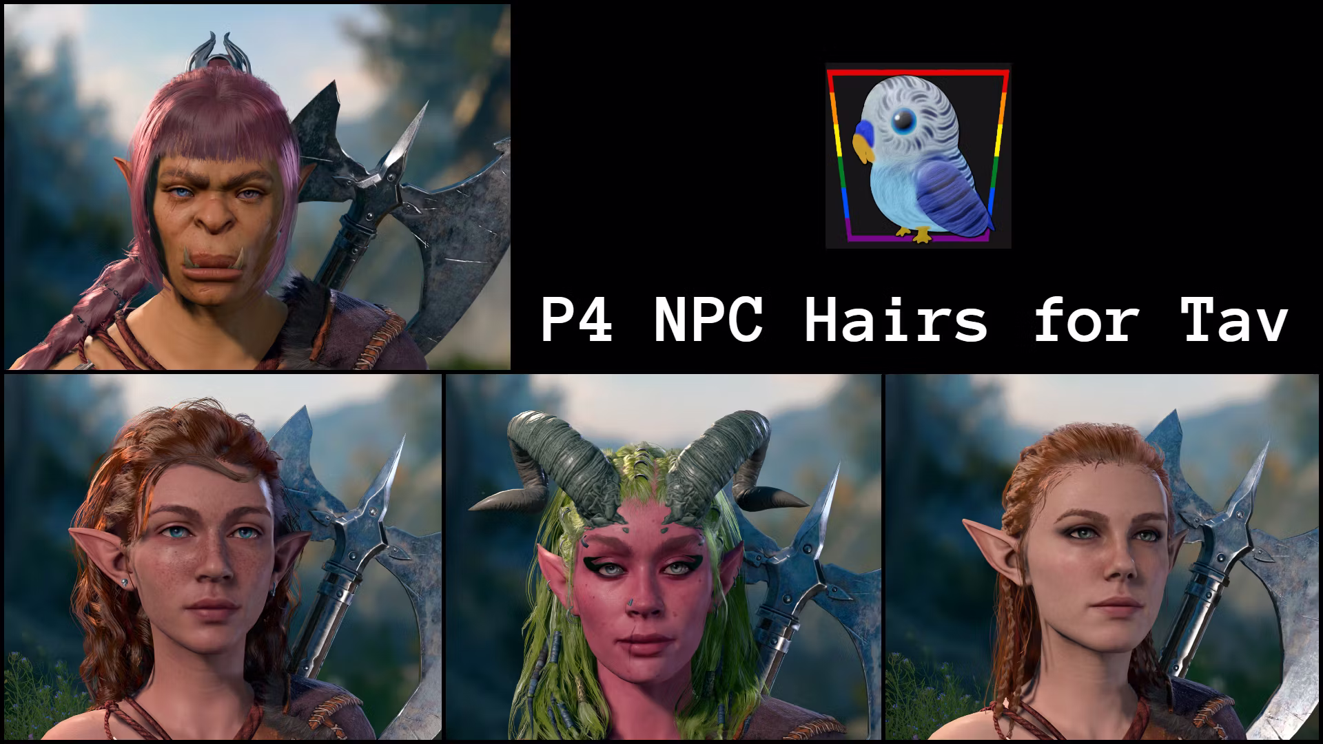 Tav 的 NPC 发型 (NPC Hairs for Tav)