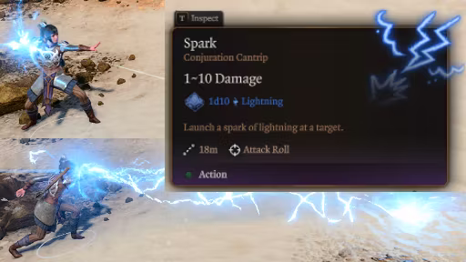 火花法术 (Spark Cantrip)