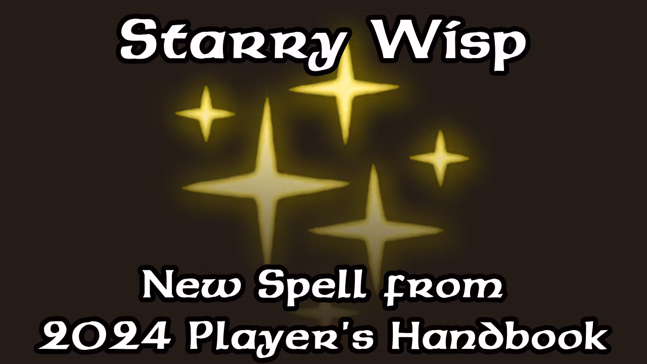 星光幽灵 – 2024 年玩家手册版 (Starry Wisp – 2024 Player’s Handbook Version)