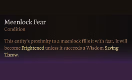 梅洛克恐惧 (移除惊恐状态组) (Meenlock Fear (Remove Frightened Status Group))