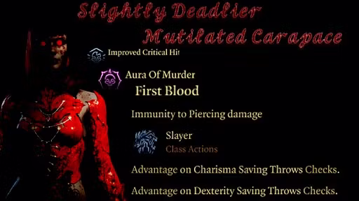 略微致命的残肢甲壳 (Slightly Deadlier Mutilated Carapace)