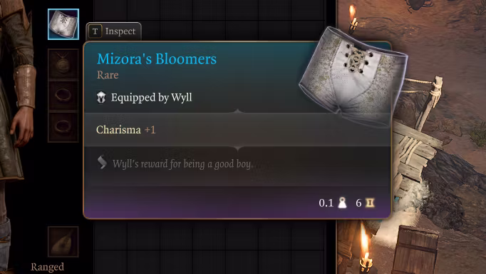 Wyll 的内裤 (Wyll’s Undies)