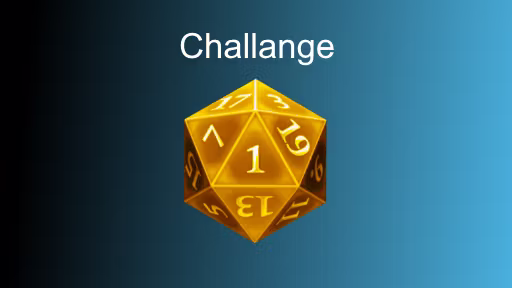 挑战 1 (Challange 1)