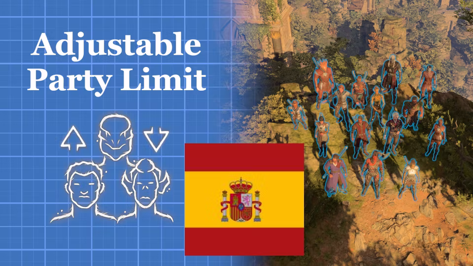 可调派系人数限制 – 西班牙语 (Adjustable Party Limit – Spanish)