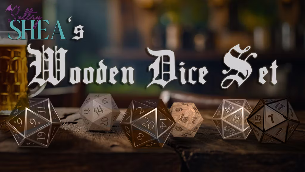 木质骰子套装 (Wooden Dice Set)