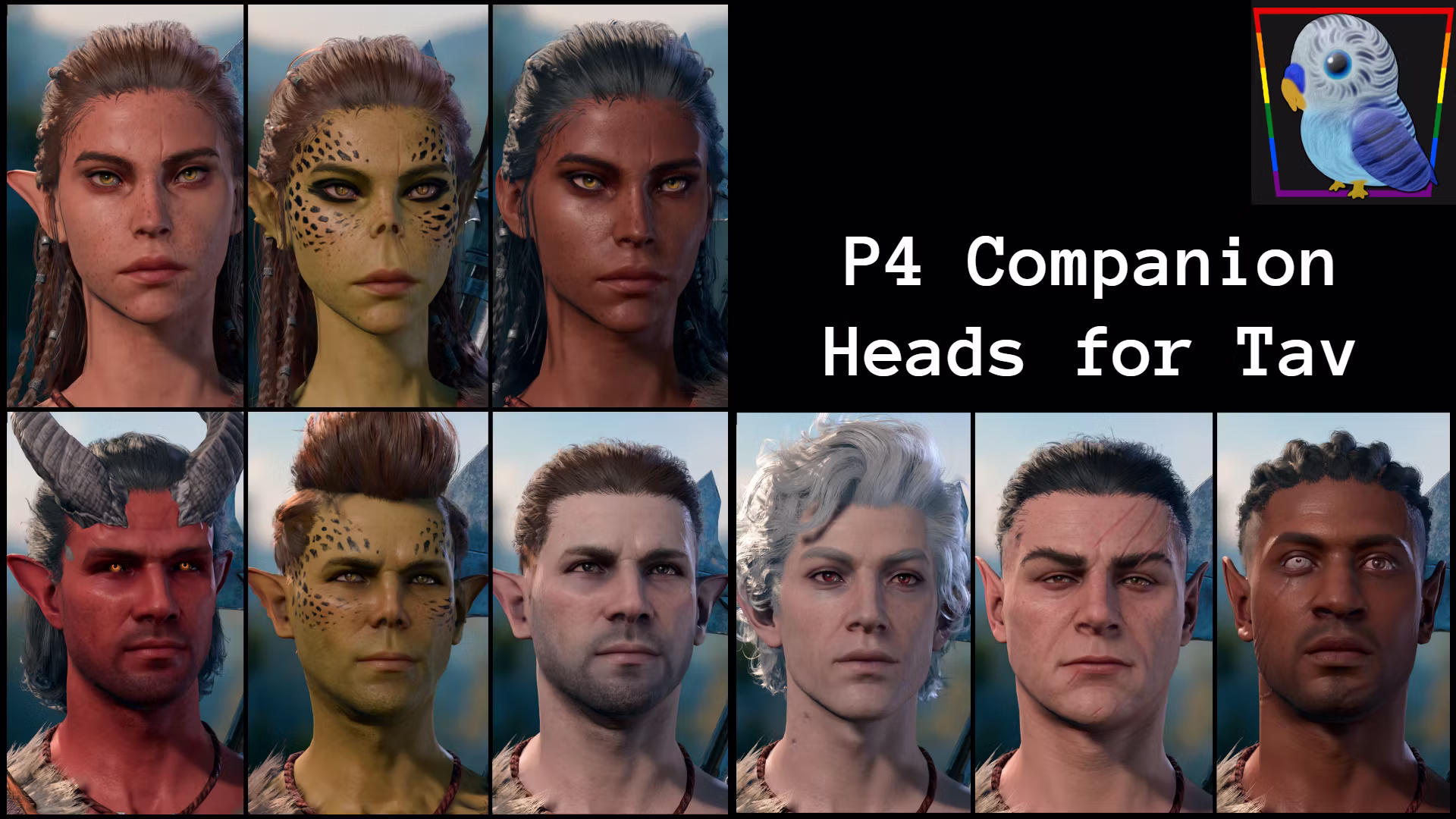 P4 Tav 配角头像模组 (P4 Companion Heads for Tav)