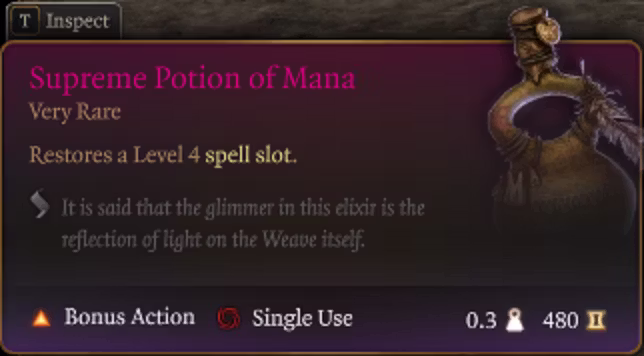 魔力药水（补丁8已准备） (Mana Potions (Patch 8 ready!))