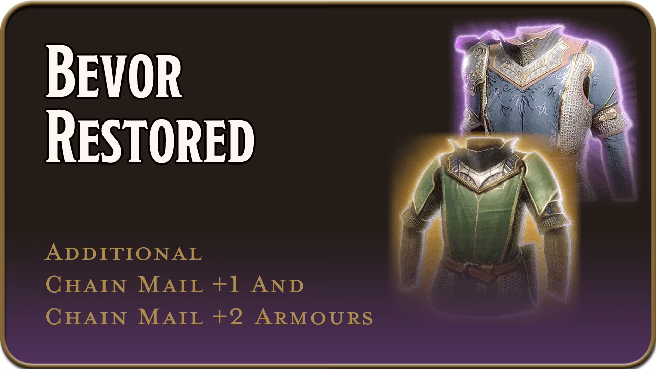 恢复贝弗护甲 (Bevor Restored)