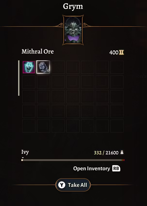 额外秘银矿石 (Extra Mithral Ore)