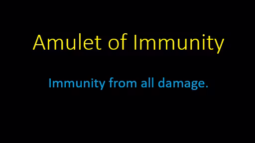免疫护身符 (Amulet of Immunity)