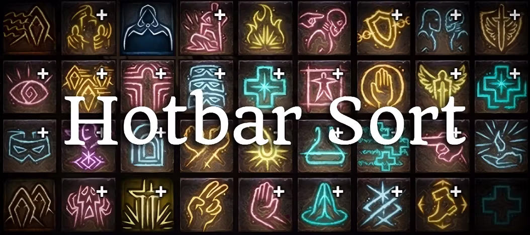 快捷栏排序 (Hotbar Sort)