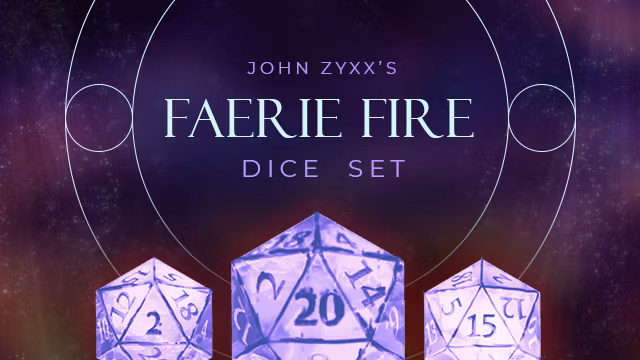 约翰·齐克斯的精灵之火骰子套装 (John Zyxx’s Faerie Fire Dice Set)