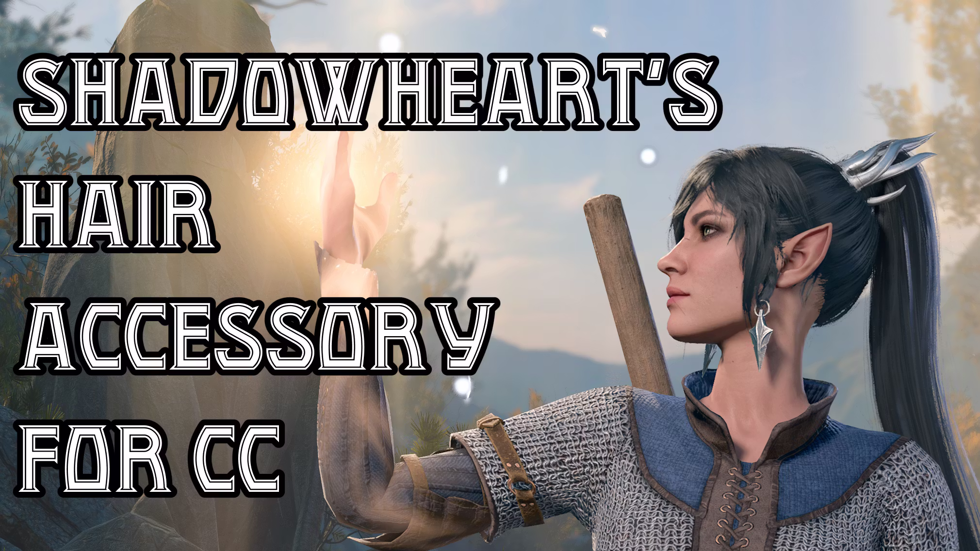 Shadowheart 的发饰配件 (Shadowheart’s Hair Accessory for CC)