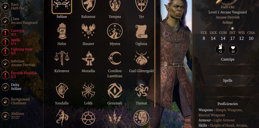 神格选择模组（Arcane Vanguard扩展） (Deity for Arcane Vanguard)