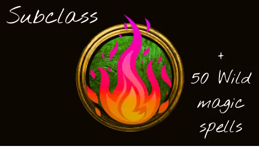 狂野魔法德鲁伊副职业 (Wild Magic Druid subclass)