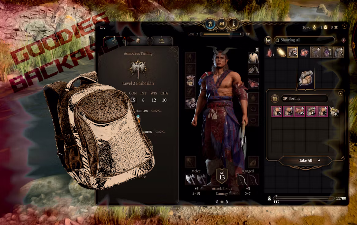 好物背包 (Goodies Backpack)