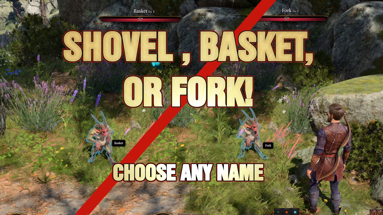 铲子、叉子、篮子：为你的小妖精起任何名字 (Shovel, Fork, Basket use any name for your Quasit)