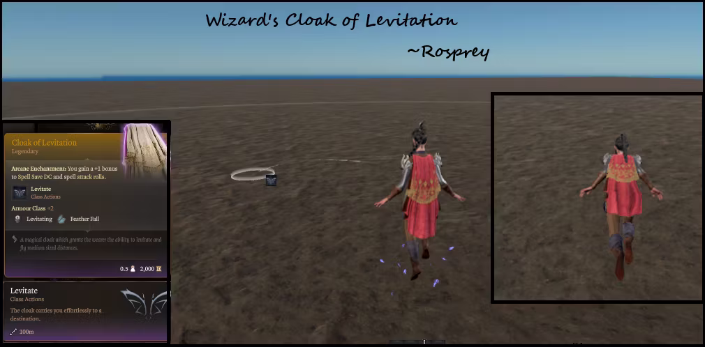 隐身斗篷与浮空护身符 (Cloak and Amulet of Levitation)