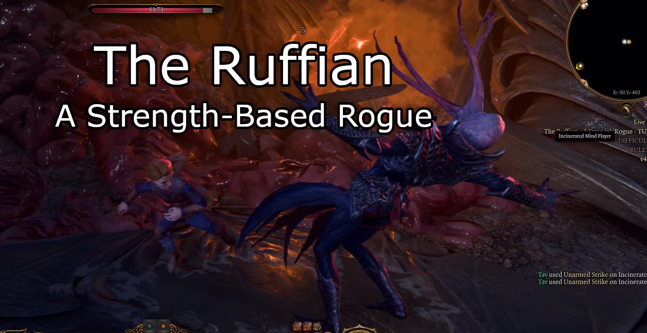 恶棍 – 力量盗贼 (The Ruffian – A Strength Rogue)