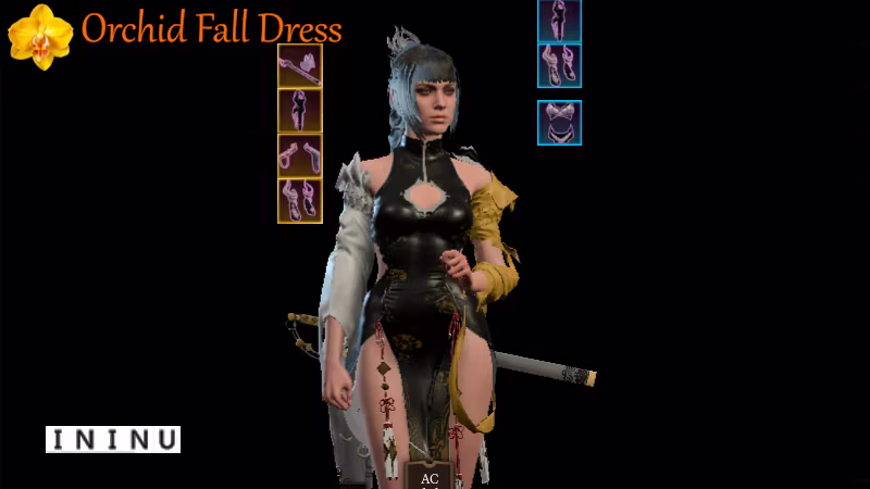 兰花秋裙 (Orchid Fall Dress)