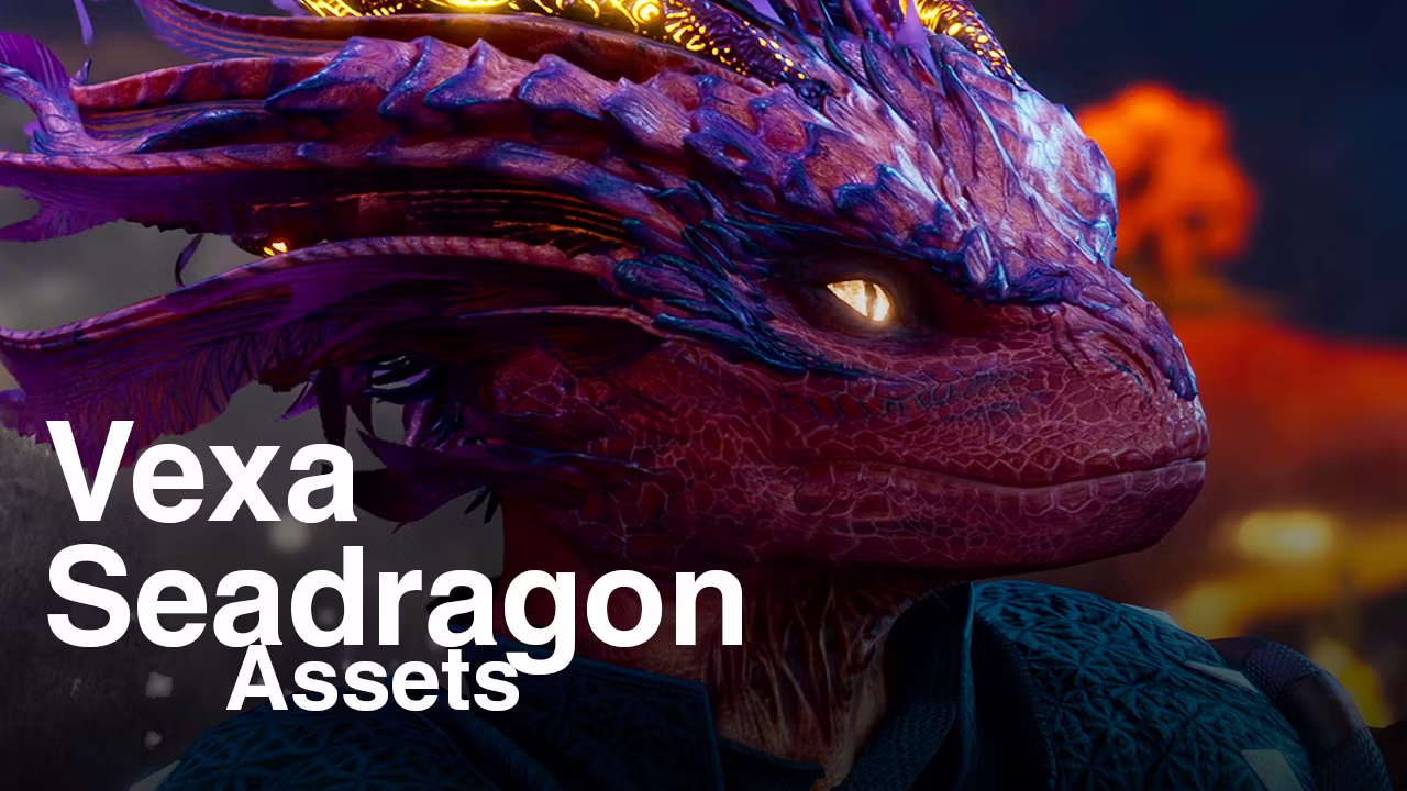 Seadragon Assets Vexa – 龙裔 CC (Seadragon Assets Vexa – Dragonborn CC)