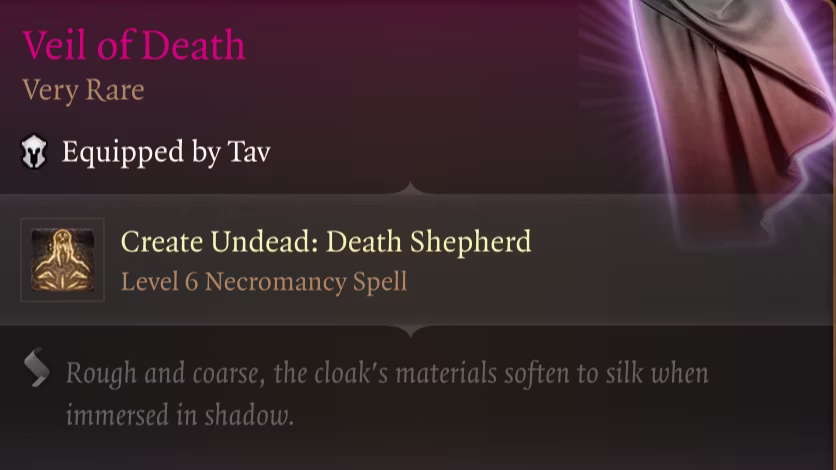 死亡之幕 (Veil of Death)