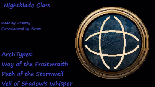 夜刃职业 (Nightblade Class)