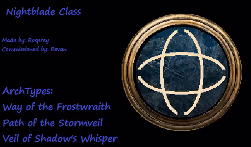 夜刃职业 – 版本2 (Nightblade Class – Version 2)