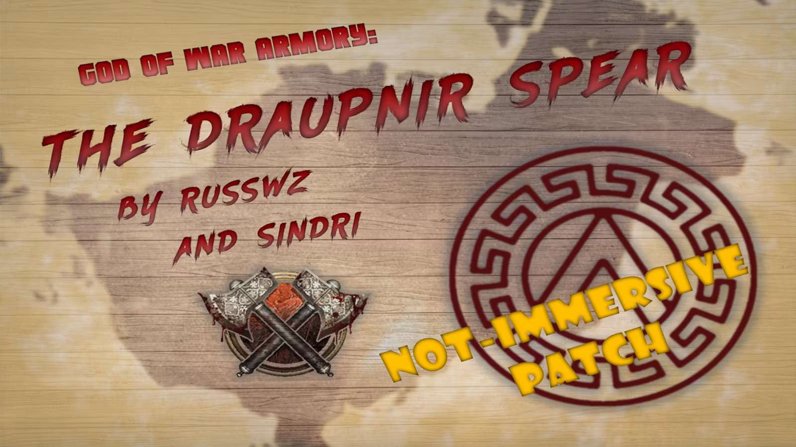 战神之矛 – 阿尔杜普尼非沉浸式补丁 (The God of War Spear – Draupnir Non-inmersiv Patch)