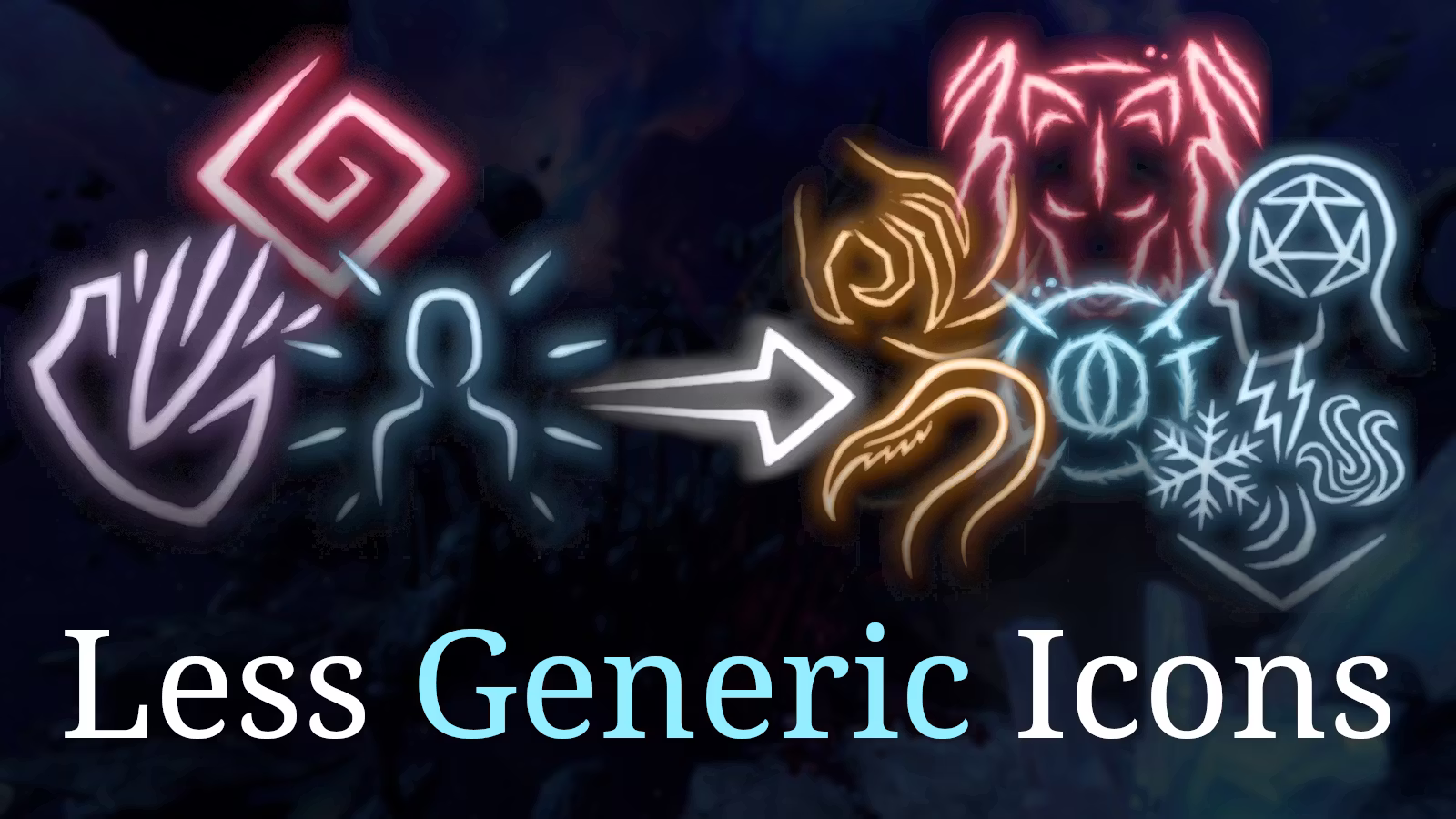 更少的通用图标 (Less Generic Icons)