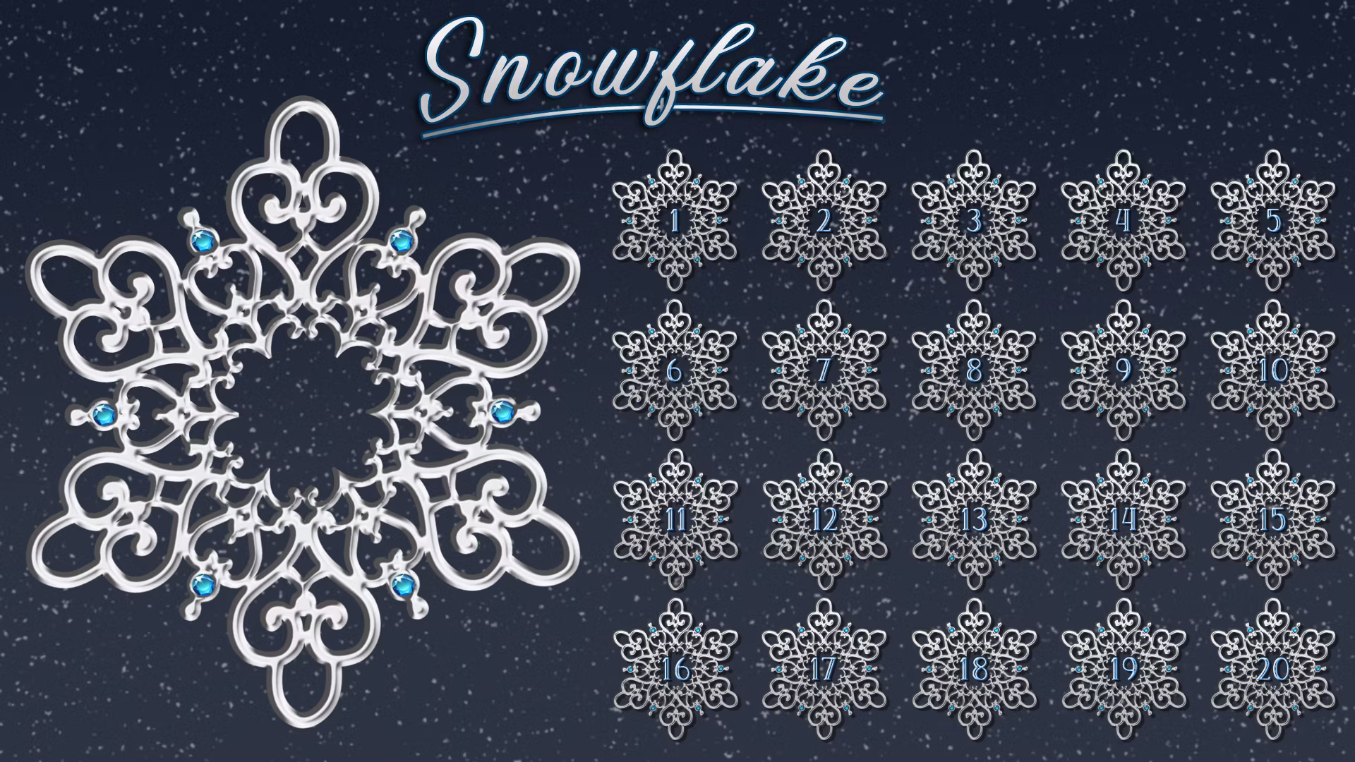 雪花骰子 (Snowflake Dice)