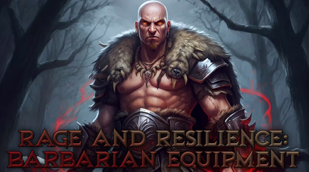 狂怒与坚韧：野蛮人装备 (Rage and Resilience: Barbarian Equipment)