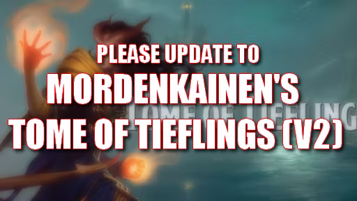 莫德林的 Tiefling 种族手册 (Mordenkainen’s Tome of Tieflings)