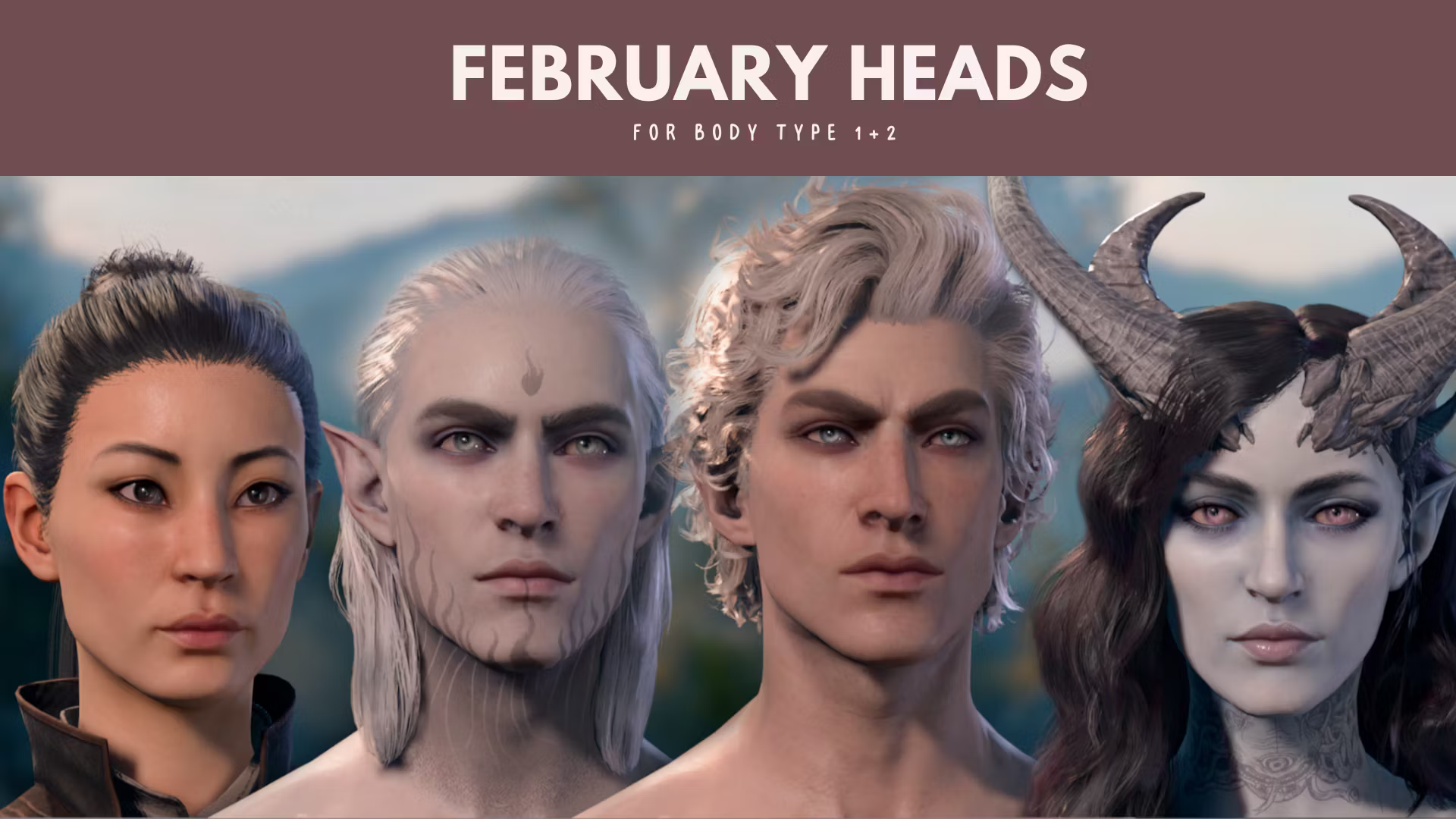 二月头像 (February Heads)