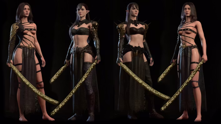 泰瑟拉之手 – 金色武士刀 (Hand of Tessera – Golden Katana)