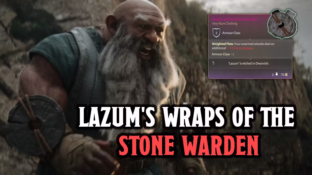 Luzum 的石卫士手套 (Luzum’s Stone Warden Wraps)