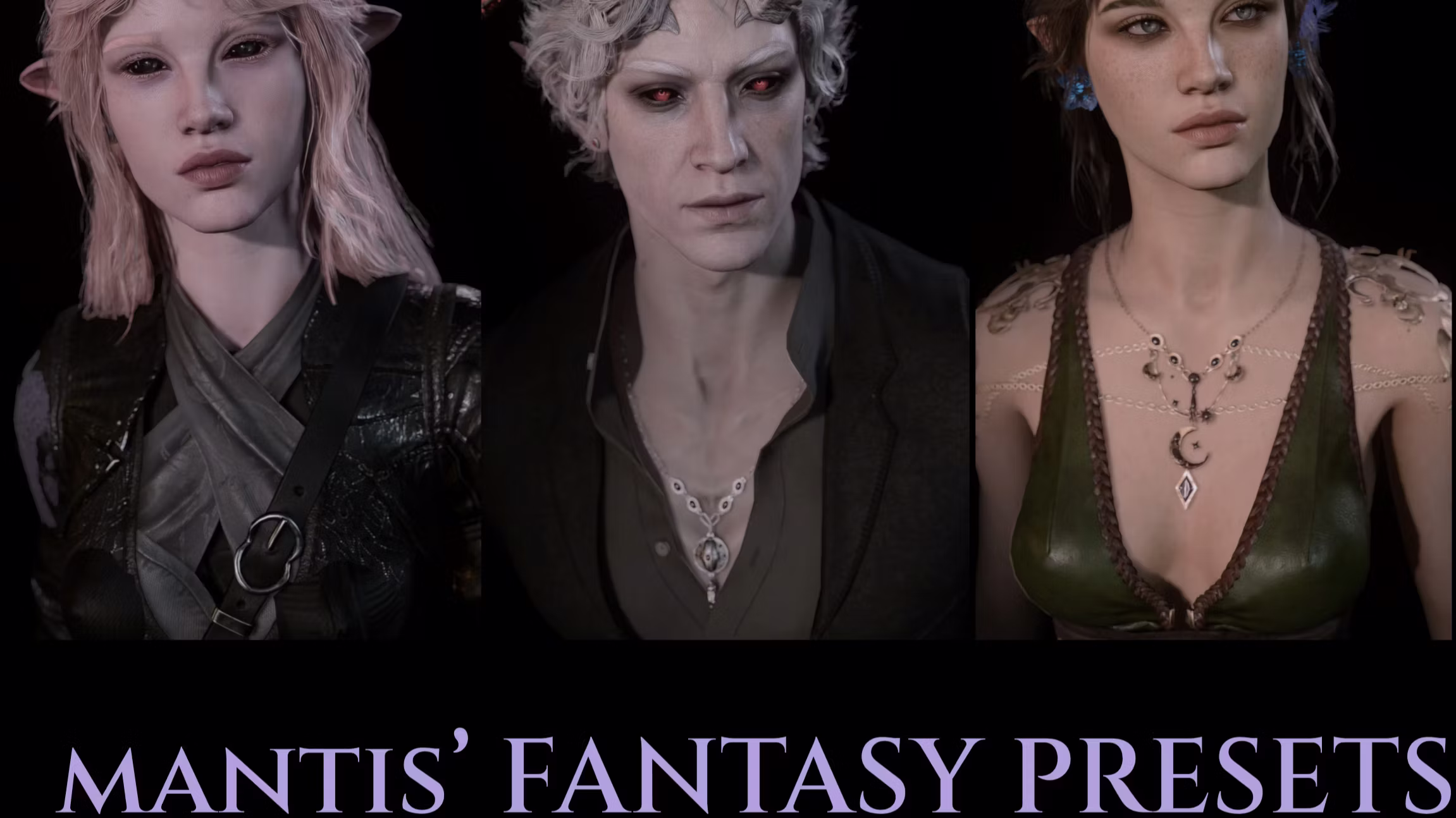 Mantis 的幻想面部预设 (Mantis’ Fantasy Face Presets)