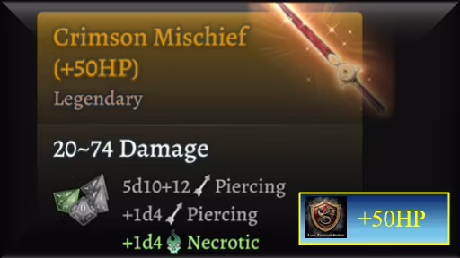 血色恶作剧（+50HP） (Crimson Mischief (+50HP))