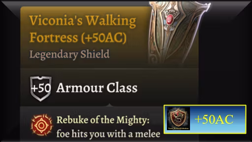 薇科尼娅的行走要塞（+50AC） (Viconia’s Walking Fortress (+50AC))