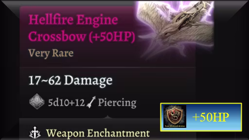 地狱火引擎弩（+50HP） (Hellfire Engine Crossbow (+50HP))