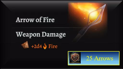 火焰之箭（25支） (Arrow of Fire (25 Arrows))