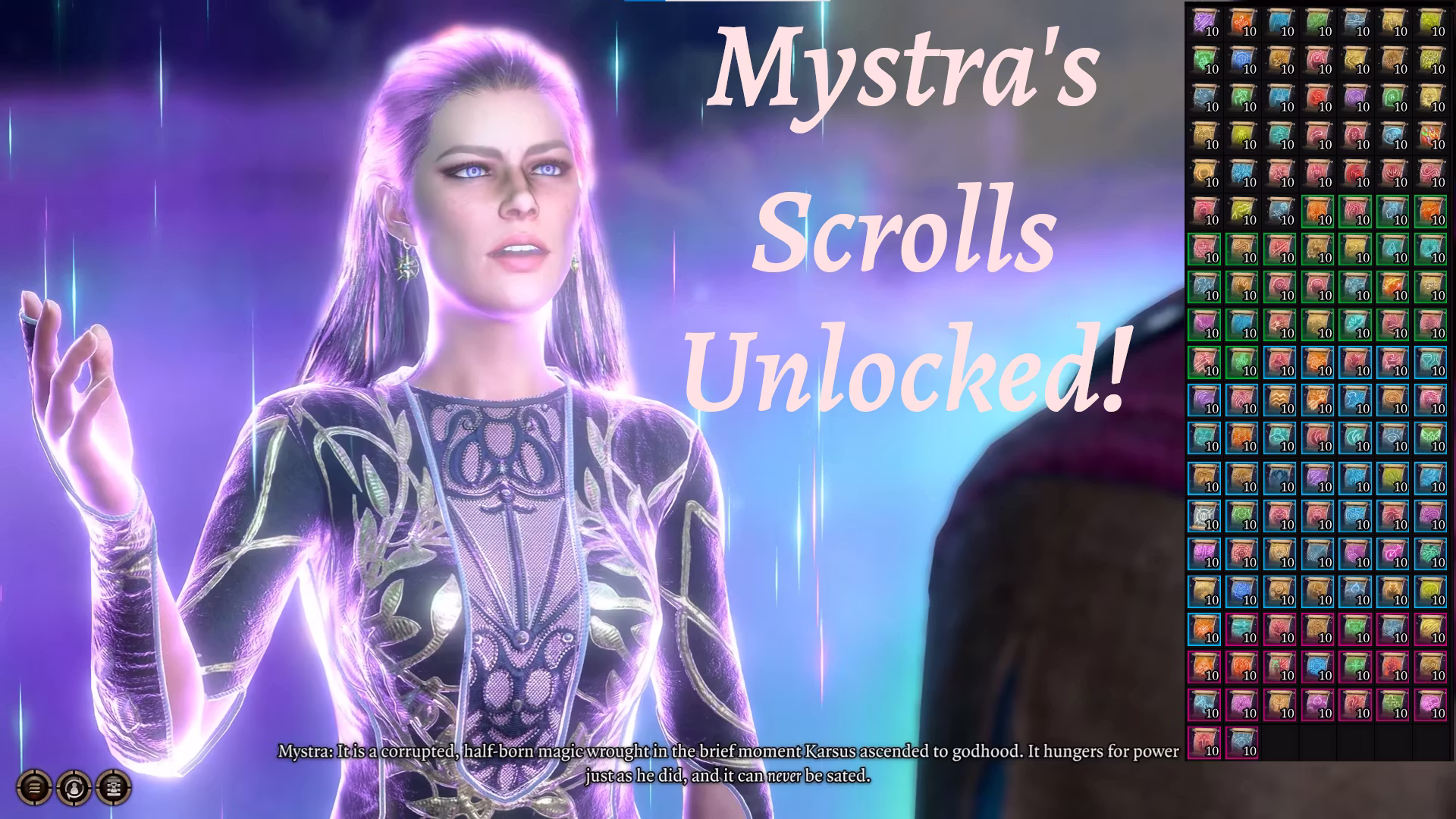 解锁米斯拉卷轴 (Mystras Scrolls Unlocked)