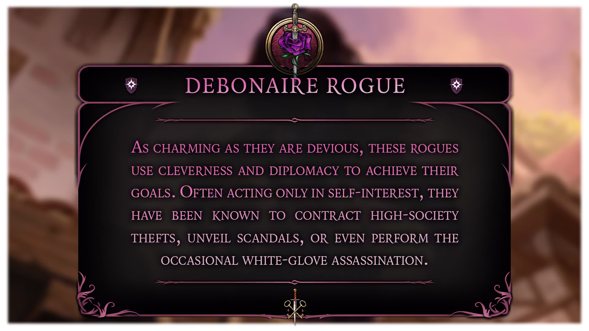 优雅盗贼副职业 (Debonaire Rogue Subclass)