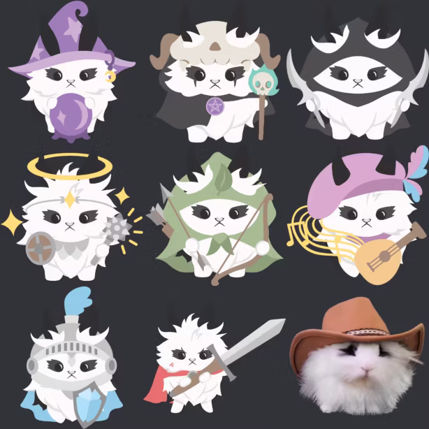 布偶兔摄影模式贴纸 (Boo’s Bunny Photomode Stickers)