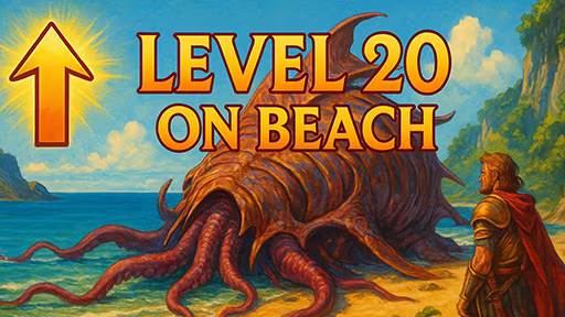 海滩等级上限20 (Level 20 on beach)