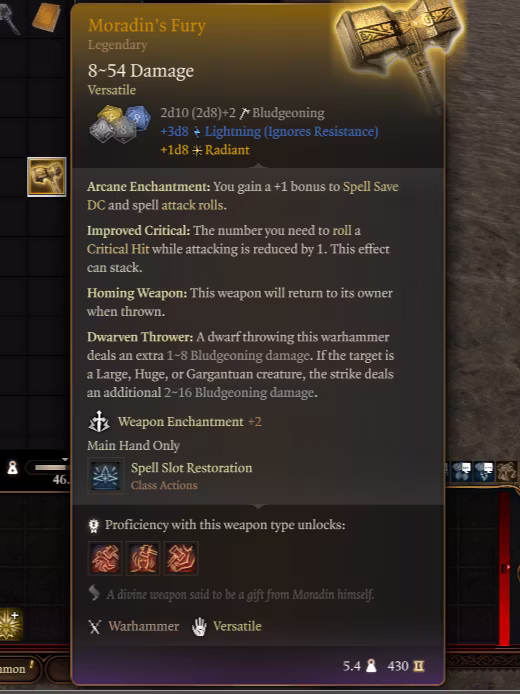 莫拉丁的怒火战锤 (Moradin’s Fury warhammer)