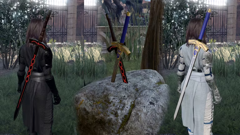 圣剑和暗黑圣剑 (Excalibur and Dark Excalibur)