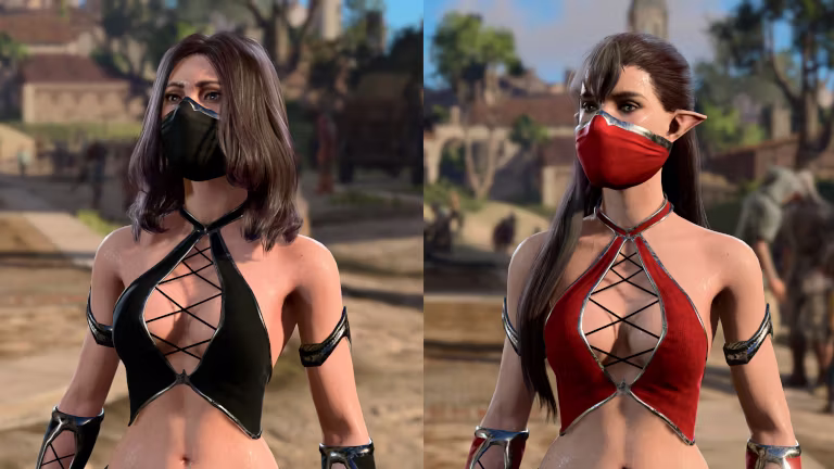 忍者女孩 + 死神突袭飞镖 (Ninja Girl + Deathbringer Assault Sai)